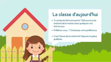 Vorschau - Arbeitsblätter - Materialpaket la maison meuble préposition de lieu - Seite 2