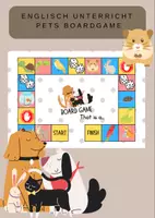 Vorschau - Spiele - Pets Board Game – Englisch Lernspiel für den Unterricht - Deckblatt