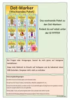 Vorschau - Arbeitsblätter - Dot-Marker, Ostern, Freebie, Feinmotorik - Seite 1