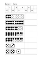 Vorschau - Fördermaterial/Inklusion - Zahlenreihe und Mengenbilder bis 20 - Seite 3