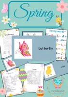 anteprima - Flashcard - Spring Material Bundle - Pacchetto di materiale primaverile. - Pagina di copertina