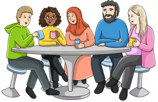 Vorschau - selbst erstellte Cliparts/Grafiken - Cliparts Elterncafé/ Elterntreffen inkl. Schriftzug (#diversitykids) - Seite 2