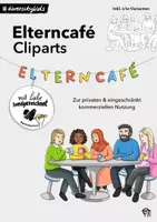 Vorschau - selbst erstellte Cliparts/Grafiken - Cliparts Elterncafé/ Elterntreffen inkl. Schriftzug (#diversitykids) - Deckblatt
