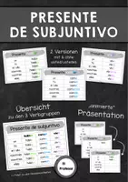 Vorschau - Präsentationen/Tafelbilder - Presente de subjuntivo - Präsentation - Deckblatt