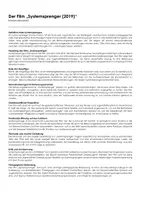 Vorschau - Arbeitsblätter - Systemsprenger (2019) - Arbeitsblatt zum Film - Deckblatt