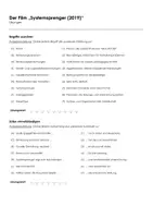 Vorschau - Arbeitsblätter - Systemsprenger (2019) - Arbeitsblatt zum Film - Seite 1