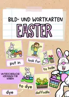 Vorschau - Präsentationen/Tafelbilder - Easter: Bild und Wortkarten bunt - Deckblatt