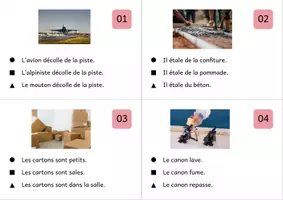 Aperçu - Fiches - Une image - trois phrases - Atelier de lecture - Page 3
