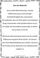 Vorschau - Stationenlernen - visuelle Wahrnehmung - Klammerkarten Schattenbilder von Gegenständen - Seite 1