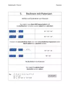 Vorschau - Arbeitsblätter - Merkblätter Rechnen mit Potenzen - Seite 3