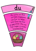 Vorschau - Arbeitsblätter - Legekreis bunte Ostereier - Leseverständnis - Seite 2