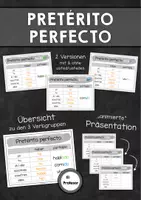 Vorschau - Präsentationen/Tafelbilder - Pretérito perfecto - Präsentation - Deckblatt