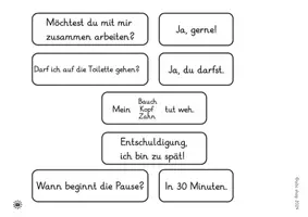 Vorschau - Bildkarten - Strukturierte Wortschatzerweiterung (Teil 4: Einfache Sätze) - Seite 2