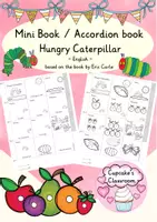 Vista previa - Manualidades / Dibujos para colorear - Inglés - mini libro - oruga muy hambrienta ("very hungry caterpillar" by Eric Carle) - accordion book - Portada