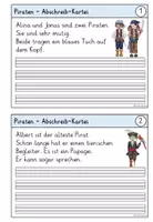 Vorschau - Arbeitsblätter - Abschreibkartei Piraten - Seite 3