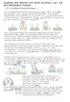 Vorschau - Arbeitsblätter - Lückentext Zwielaut "ei": Eine Geschichte von zwei Osterhasen - Seite 3