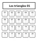 Aperçu - Apprentissages en autonomie - Des pyramides triangulaires de calcul - Page 1