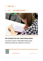 Vorschau - Unterrichtsreihen - A2-Kurs: A2 geschafft!/ Wiederholung und Festigung (Lektion 15) - Deckblatt