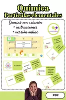 Vista previa - Juegos / Gamificación - Química | Partículas elementales | Dominó + online - Portada