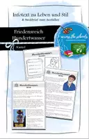 Vorschau - Anderer Materialtyp - Friedensreich Hundertwasser: Infotext & Steckbrief - Deckblatt
