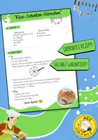 Vorschau - Anderer Materialtyp - Rezept: "Käse-Schinken-Hörnchen" (AES / Hauswirtschaft / Nahrungszubereitung) - Deckblatt