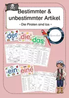 Vorschau - Arbeitsblätter - Übungen zum bestimmten und unbestimmten Artikel - Deckblatt