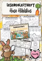 Vorschau - Arbeitsblätter - Hase Hibiskus und der Möhrenklau | Lesebegleitheft | Klasse 1 - Deckblatt