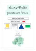 Vorschau - Bildkarten - BlueBot/BeeBot geometrische Formen - Deckblatt