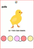 Vista previa - Hojas de trabajo - Conciencia Fonémica PARTE V SONIDOS LL, B, Ñ, CH - página 3