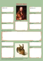 Vorschau - Arbeitsblätter - Steckbrief Albrecht Dürer - Seite 1