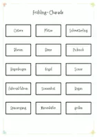 Vorschau - Spiele - Frühlings- Charade| Spiel| kostenlos - Deckblatt