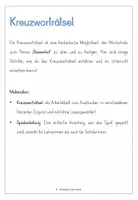 Vorschau - Arbeitsblätter - Kreuzworträtsel "Bauernhof" - D, DaZ, DaF - Seite 1