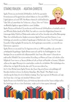 Vorschau - Arbeitsblätter - Lesetexte mit Fragen - Starke Frauen - Weltfrauentag - Seite 1