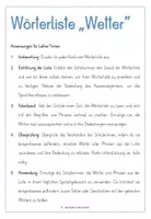 Vorschau - Arbeitsblätter - Wörterliste "Wetter" - D, DaZ, DaF - Seite 2