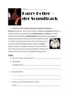 Vorschau - Stundenentwürfe - Harry Potter Soundtrack und Versetzungszeichen - Deckblatt