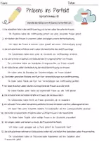 Vorschau - Arbeitsblätter - Materialpaket 20 Präsens Perfekt DaZ Grundschule Zeitformen Klasse 2 bis Klasse 4 - Seite 3