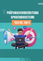 Vorschau - Unterrichtsreihen - Sprachbausteine Teil 2, B2 TELC, 25 Modelaufgaben - Deckblatt