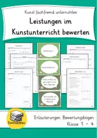 Vorschau - Arbeitsblätter - Leistungen im Kunstunterricht bewerten - Kunst fachfremd - Deckblatt