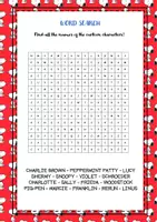 Vorschau - Arbeitsblätter - cartoon word search - Deckblatt