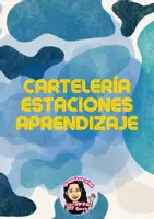 Vista previa - Decoración del aula - PACK ORGANIZACIÓN ESTACIONES DE APRENDIZAJE - página 1