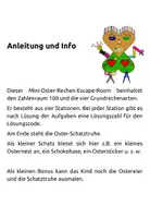 Vorschau - Arbeitsblätter - Mini-Oster-Rechen-Escape-Room - ZR 100 - Seite 2