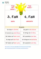 Vorschau - Merkblätter - Grammatik: 3. oder 4. Fall (Merkblatt) - Seite 2