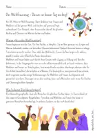 Vorschau - Arbeitsblätter - Lesetext mit Verständnisfragen - Weltfrauentag - Seite 1