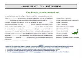 Vorschau - Arbeitsblätter - Präsens und Präteritum als Lückentext (Arbeitsblätter) - Seite 3