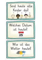 Vorschau - Bildkarten - Classroom Management / Rituale: Morgenkreis (Tafelmaterial & Visualisierung) - Fächerübergreifend - Kl. 1/2 - Seite 2