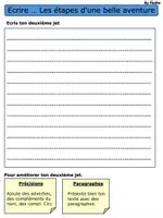 Aperçu - Autre type de ressources - Ecrire...une belle aventure exemple - Page 3