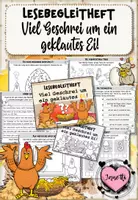 Vorschau - Arbeitsblätter - Viel Geschrei um ein geklautes Ei | Lesebegleitheft Klasse 1/2 - Deckblatt