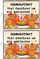 Vorschau - Arbeitsblätter - Viel Geschrei um ein geklautes Ei | Lesebegleitheft Klasse 1/2 - Seite 1