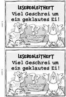 Vorschau - Arbeitsblätter - Viel Geschrei um ein geklautes Ei | Lesebegleitheft Klasse 1/2 - Seite 2