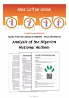 Vorschau - Arbeitsblätter - Analysis of the Nigerian National Anthem - Deckblatt